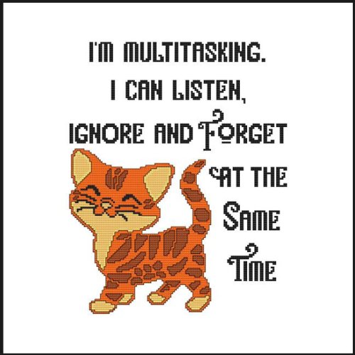 (image for) I'm Multitasking. Listen, Ignore and Forget at the Same Time